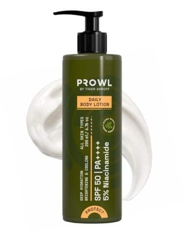 PROWL by Tiger Shroff Men Body Lotion SPF 50 PA++++ with 5% Niacinamide [50% Coupon]