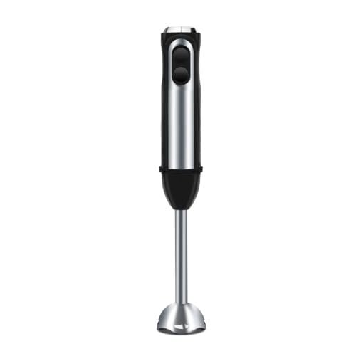 Wipro Elato FMB 201 Hand Blender|Powerful 200 Watt Copper Motor With Rust Free Steel Arm|Dual Mode Multi-functional|Four In One Blade-Churn, Whip,Blend &Whisk|Sleek & Ergonomic|Black|2- Year Warranty