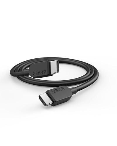 Click to enlarge Anker HDMI Cable 8K@60Hz, 6ft Ultra HD 4K@120Hz HDMI to HDMI Cord, 48 Gbps Certified Ultra High-Speed Durable Cable