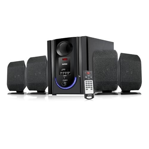[Apply 2% Coupon] Intex ROAR-4701 4.1CH Home Theater | 70W Deep Bass + Bluetooth