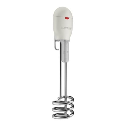 Havells Plastic Zeta 1000 Watt Immersion Heater | ISI Mark Heavy Duty 3 Pin Moulded Plug(Grey)