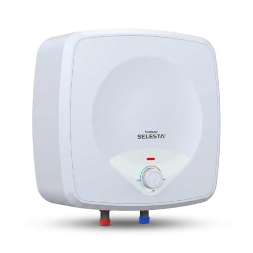 Symphony SELESTA Geyser 15 Litre Storage Water Heater | BEE 5 star Rating Energy Efficient | 2KW Heating Element | Titanium Pro Glassline Tank| Free Installation