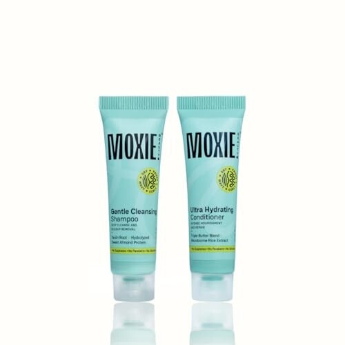 Click to enlarge Moxie Beauty Rinse & Shine Shampoo and Conditioner Combo | 2 x 10ml