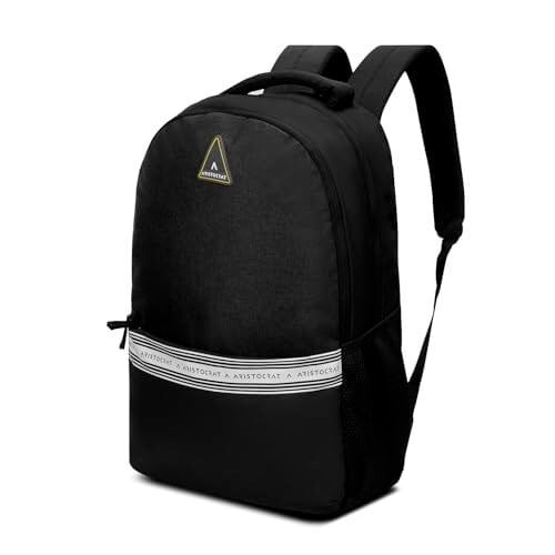 Click to enlarge Aristocrat Blake 18L Laptop Backpack (Upto 15.6"),2 Compartments,Grey-Black