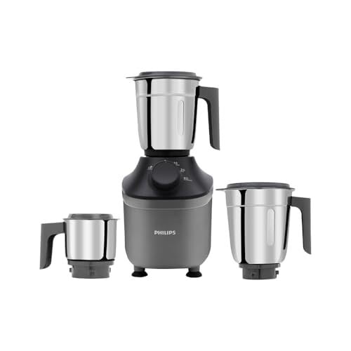 Philips HL7770/00 800 Watt Power Motor Mixer Grinder with SS304 Blades (Grey)
