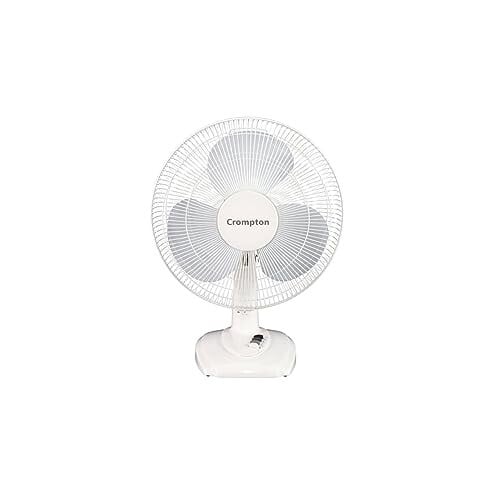 Crompton Wave Plus 400 mm Table Fan | Adjustable Height | White
