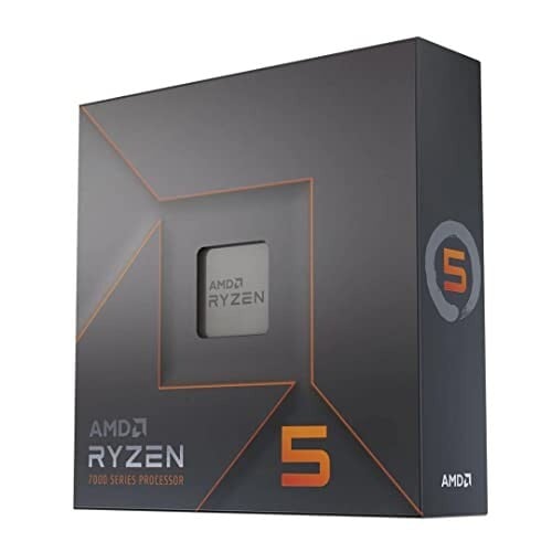 Click to enlarge AMD 7000 Series Ryzen 5 7600X Desktop Processor 6 cores 12 Threads 38 MB Cache 4.7 GHz Upto 5.3 GHz AM5 Socket (100-100000593WOF)