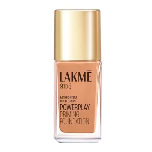 LAKMÉ Powerplay Priming Liquid Foundation with SPF 20 | Medium to Full Coverage | Cool Tan (25ml)