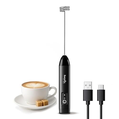 Click to enlarge Lifelong Rechargeable Milk Frother and Beater with USB Type-C