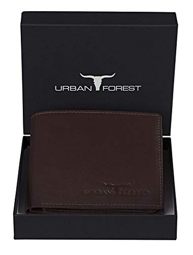 URBAN FOREST Dakota Brown Leather Wallet for Men