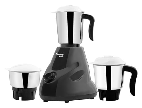 Click to enlarge Butterfly Hero 500 Watts Mixer Grinder with 3 Jars
