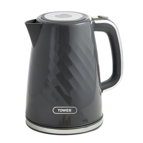 Tower Electric Kettle 1.7L Strix Controller 360° Base Grey