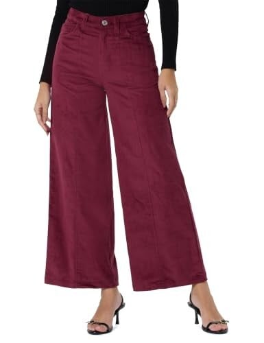 Click to enlarge Forever 21 Women Solid Regular Fit Pants