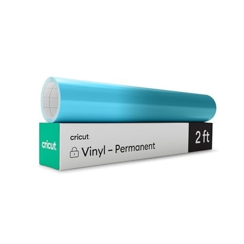 Cricut Cold-Activated, Colour-Changing Vinyl – Permanent, Light Blue - Turquoise