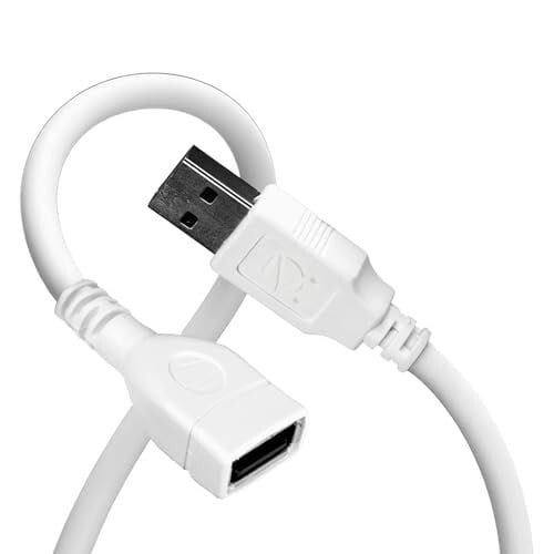 Zebronics USB Extension Cable, 1.5 Meter Length, 480Mbps Data Transfer, Full Copper Core, Nickel-Plated Connectors, Durable Build