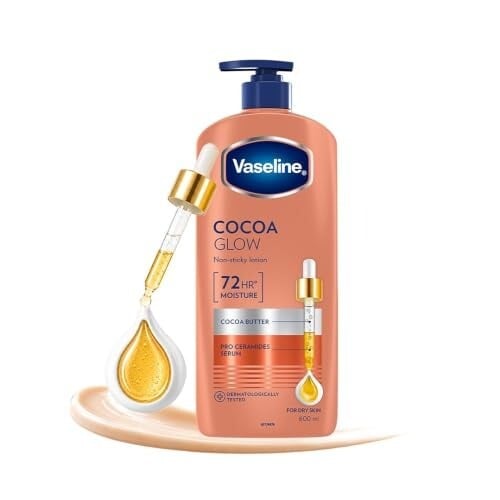 Vaseline Cocoa Glow Serum In Lotion, 600 ml