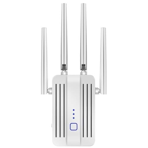Trenzu WiFi Range Extender 300Mbps High-Speed Booster | 2.4GHz Long-Range WiFi Repeater for Home & Office | Boosts Router Signal, Covers 10m, Supports 10 Devices | Easy Plug & Play Setup