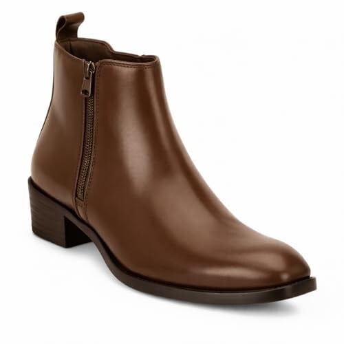 Italian Design Men’s Croc Leather Chelsea Boots | TPR Sole & Cushioned Insole