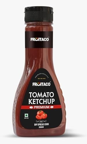 Click to enlarge Fruitaco Tomato Ketchup, 300 g | No Added Colors | No Artificial Flavors | Perfect Dip for Fries, Sandwiches, Snacks and more
