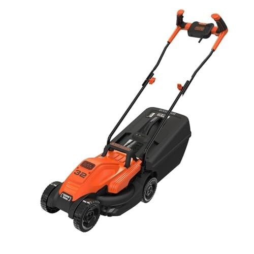 Click to enlarge BLACK+DECKER BEMW451BH-B1 1200W Electric Lawn Mower With Bike Handle, 13" (33cm)