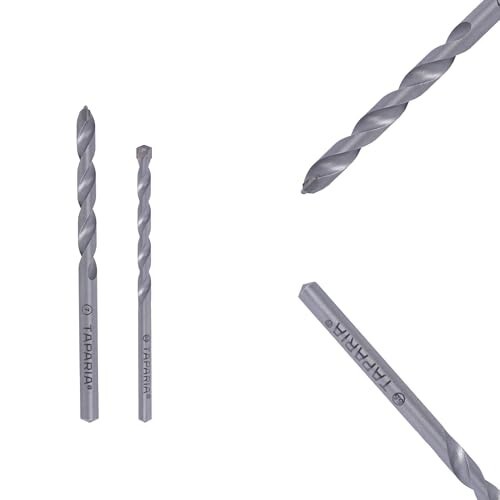 TAPARIA Flat Tip Plus Masonry Drill Bit Combo for Concrete Drilling (MD55100 (5.5x60x100 mm), MD7100 (7x55x100 mm) PACK OF 2)-Spiral Flute Type-Home, DIY, Professional Brick, Wall