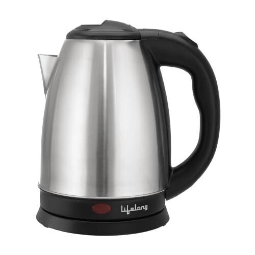 Lifelong ISI Certified Electric Kettle 1.5L with Stainless Steel Body(1 Year Manufacturer's Warranty, Silver, LLEK23)