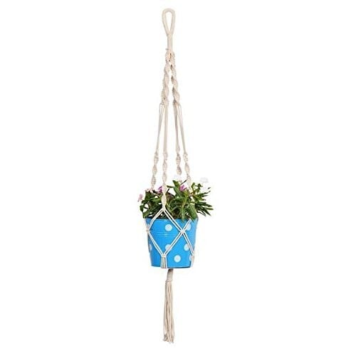 TrustBasket Blue Round Dotted Planter - Pack of 1