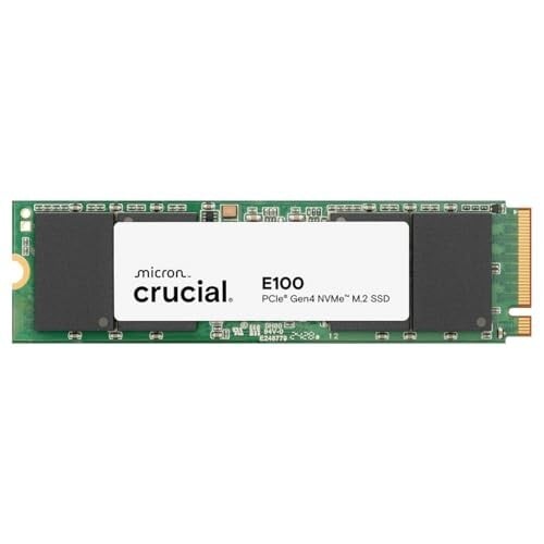 Click to enlarge Crucial E100 1TB M.2 NVMe PCIe Gen4 Internal SSD