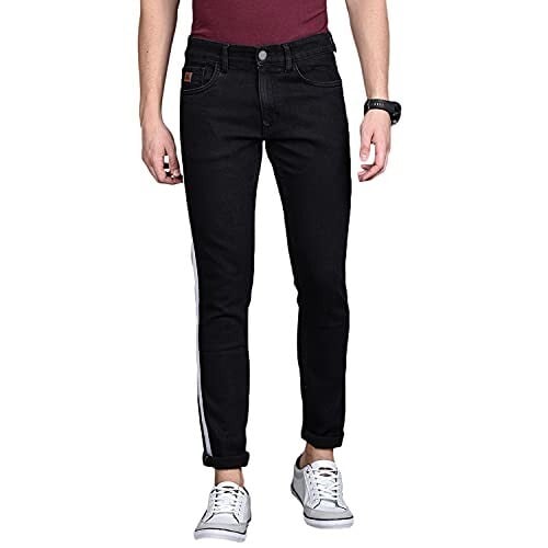Campus Sutra Men's Mid Rise Slim Jeans