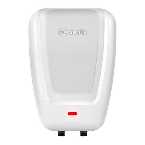 AO Smith EWS Plus Instant Water Heater 3 Litre with 3kW Incoloy Heating Element | 2X Corrosion Resistant Blue Diamond Glass Tank | Instant Geyser for Kitchen & Bathroom | 5-Year Tank Warranty