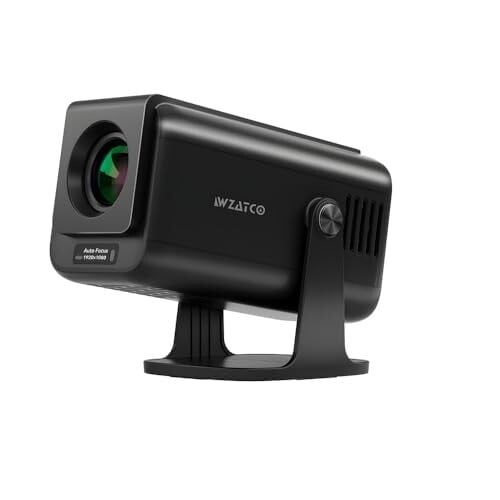 [Coupon + SBI/Axis CC EMI ] WZATCO Yuva Go Pro Native 1080P Projector, Black