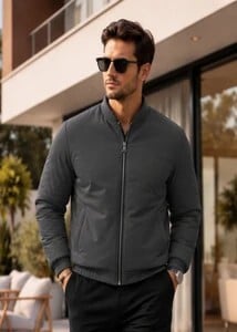 AD & AV Men Solid Quilted Jacket