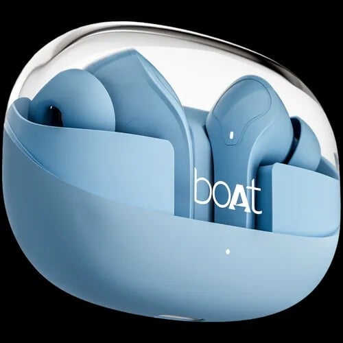 BOAT Airdopes 311 Pro TWS Earphones - 50 h Playback, ENx Mic, BT v5.3, Dusk Blue