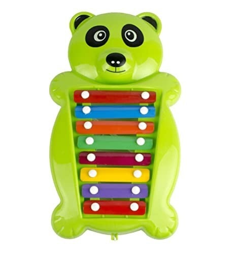 Xylophone Pull Along Frog Shape 2 in 1 Musical Toy for Kids and Toddlers (Colour May Vary)