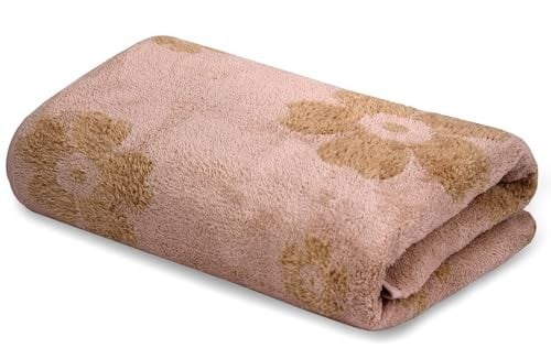 Click to enlarge Cortina Jacquard Towels for Bath 70 x 140 cm– 380 GSM Microfiber Bath Towels, Ultra Soft, Highly Absorbent & Quick Dry for Gym, Beach & Bathroom Towels for Men, Women & Kids Color : Pastel