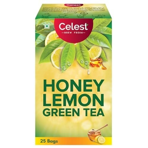 [Amazon Fresh] Celest Green Tea | Lemon & Honey - 25 pcs [Apply 50% Coupon]