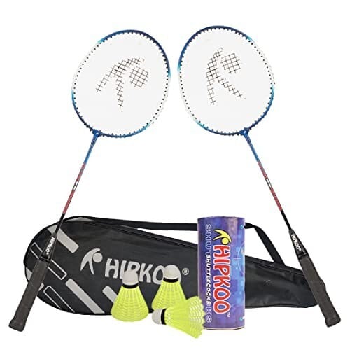 Hipkoo Sports Intact Aluminum Badminton Rackets Set of 2