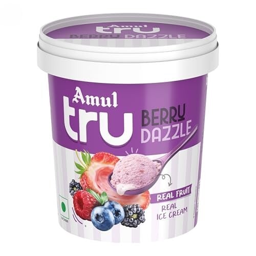 Amul Tru Ice Cream Jumbo Cup Berry 125ml,hyperlocal
