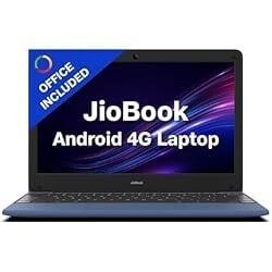 JioBook 11 with Lifetime Office | Android 4G Laptop Mediatek 8788 (JioOS) | Octa-core | 4GB RAM | 64 eMMC Storage