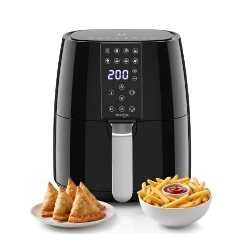 Milton Rapid Digital Air Fryer 4.2L | 1450W | 360° High Speed Air Circulation