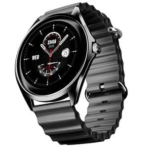 boAt Ultima Aeris 1.43" AMOLED Display, 1000 nits Brightness, Ultra Slim 8mm Metal Build, IP68, Auto HR & SpO2 Monitoring, Sleep & Stress Tracking, Stylish Smartwatch for Men & Women (Active Black) 53%
off