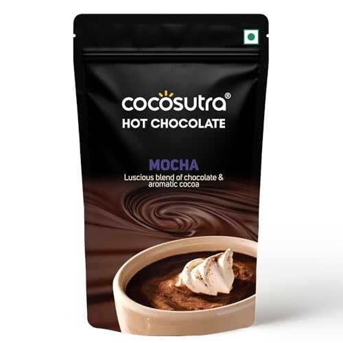 [Apply 50% Coupon] Cocosutra Mocha Drinking Chocolate Mix, 100g