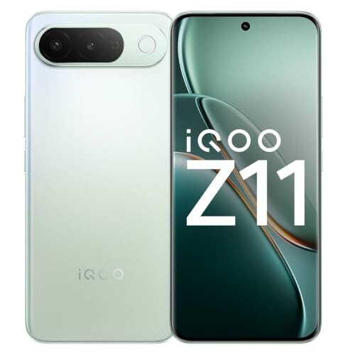 iQOO Z11 5G (Aurora Green, 12GB RAM, 256GB Storage)