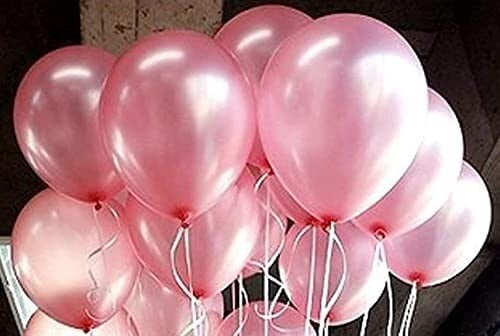 AMFIN® (Pack of 25) 10 inch Metallic Balloons Pink [Min Order 3]
