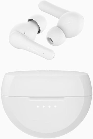 Click to enlarge Belkin Soundform Rhythm True Wireless Earbuds with Built-in Mic, 2-Device Connection, 28H Battery Life, IPX5 Water Resistance - Bluetooth Earphones for iPhone, Ipad, Galaxy, Pixel, & More - White