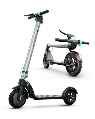UBOARD X7 Electric Scooter for Adults (Silver) – 250W Motor, 25 Km/h Top Speed, 25 Km Range & Fold-N-Carry Design