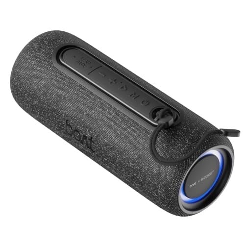 boAt Stone 350 Pro Plus 16W Signature Sound, Up to 8 Hours Playtime, IPX5 Resistance, Voice Assistant Wireless Bluetooth Speaker (Carbon Black)