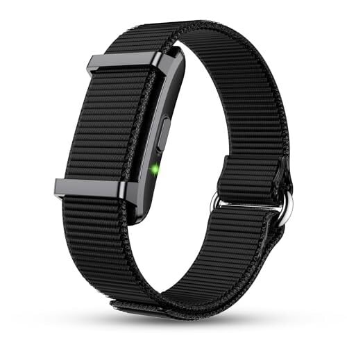 Pebble Qore 2 Smart Band Heart Rate | HRV | Body Temperature Monitoring | Sleep Tracker | 5ATM Water Resistant | Multiple Sports Modes | Premium Metal Body (Cosmic Black)