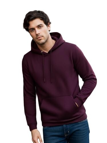 Click to enlarge NeoStreak Men's Cotton Hooded Sweatshirt