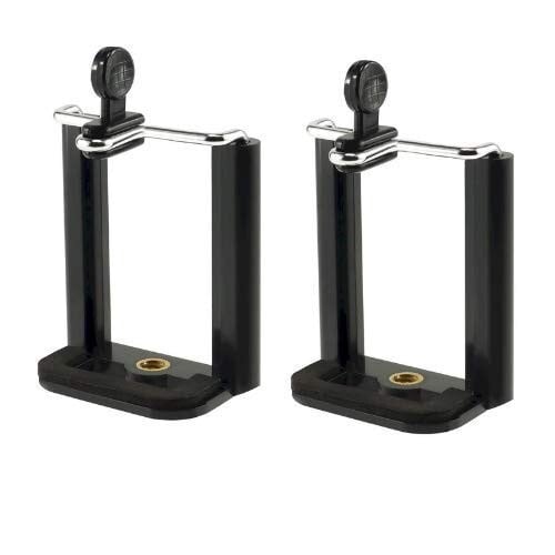 Click to enlarge HUMBLE Clip Holder Camera Bracket Tripod Monopod Mount Adapter for Mobile Phone Tripod (Set of 2)